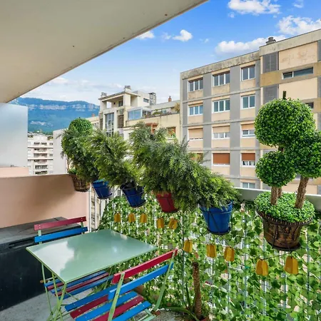Lx136 Cosy Avec Balcon & Montagne - Apartment Aix-les-Bains