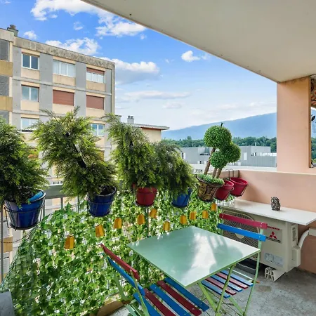 Lx136 Cosy Avec Balcon & Montagne - Aix-les-Bains